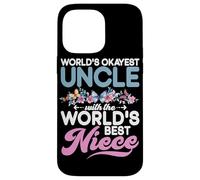 Lo zio più buono del mondo con la nipote migliore del mondo Custodia per iPhone 14 Pro Max