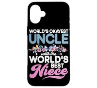 Lo zio più buono del mondo con la nipote migliore del mondo Custodia per iPhone 16 Plus