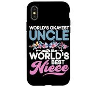 Lo zio più buono del mondo con la nipote migliore del mondo Custodia per iPhone X/XS