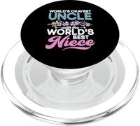Lo zio più buono del mondo con la nipote migliore del mondo PopSockets PopGrip per MagSafe