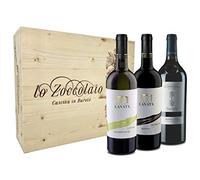 Lo Zoccolaio Villa Lanata Cassetta Legno Chardonnay + Piemonte Rosso + Barbera D'Alba 3 X 750ml (Confezione da 6)