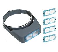 LO300 JSP Binocolo Ingrandimento Visiera Incluso 4 Lenti