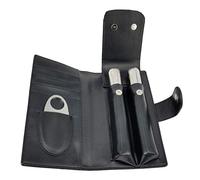 LOABXYUZ 1 portasigari, tagliasigari, Borsa in Pelle, Set da Viaggio Portatile
