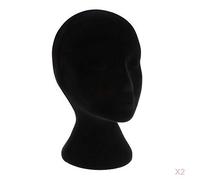 LOABXYUZ 2 Pezzi manichino Femminile Testa Modelli Negozio al Dettaglio Parrucca Occhiali espositori