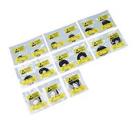 LOABXYUZ 2X Bulk 750PACK Guarnizione Posteriore in Silicone Nero