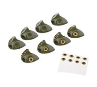 LOABXYUZ 8 Set di Occhi for Esche da Pesca 3D con Testa di Pesce, Esche for Esche da Pesca Fai da Te, Artigianato for catturare Pesci