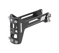 LOABXYUZ Adattatore Universale for portaborraccia da Bicicletta, in Lega di Alluminio Resistente all'Usura, Leggero, for Accessori da Campeggio for Ciclismo, Nero