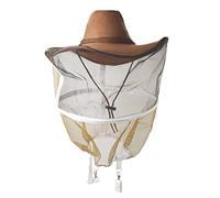 LOABXYUZ Costume da Apicoltore con Cappello da Cowboy, Traspirante e con Velo