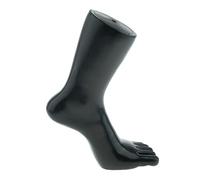 LOABXYUZ Modello di Piede in plastica, manichino, Stampo for Calzini, Scarpe, cavigliere, espositore Nero Sinistro