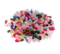 LOABXYUZ Perline a Goccia con Foro Dritto, Imitazione Perla, 300 Pezzi