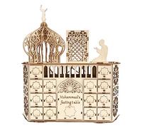 LOABXYUZ Puzzle Fai da Te Islam Ramadan Castello Calendario 'Avvento Calendario Tavolo Decorazioni for Feste