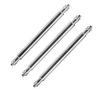 Loacea Guarda Bar primaverile 10 barre a molla in acciaio inox con doppio supporto, diametro 1,5 mm e perni di collegamento for cinturini for orologi da,8(1.8MM*22MM)