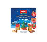 Loacker, Calendario dell'Avvento 2025 con 24 Bontà Loacker, Wafer e Cioccolatini in 10 Gusti Diversi, Cofanetto Blu con Kit per Decorare le tue Feste, Idea Regalo per Natale