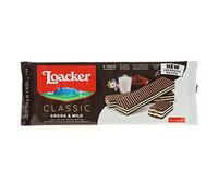 Loacker Classic Cacao&Milk, Fragranti Strati di Wafer al Cacao Pregiato Farciti con Deliziosa Crema al Latte, 1 Confezione da 1400g