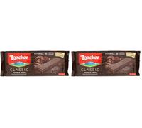 Loacker Classic Double Choc, Fragranti Strati di Wafer al Cacao Pregiato Farciti con Crema al Cacao e Cioccolato, 1 Confezione da 350g