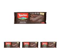 Loacker Classic Double Choc, Fragranti Strati di Wafer al Cacao Pregiato Farciti con Crema al Cacao e Cioccolato, 1 Confezione da 700g
