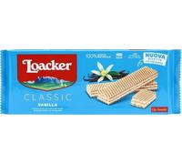 Loacker, Classic Vanille, Wafer Crema alla Vaniglia Bourbon, 175g | Biscotti con Cialde Wafer Farcite con Crema alla Vaniglia con 100% bacche pregiate di vaniglia Bourbon, Merenda e Colazione
