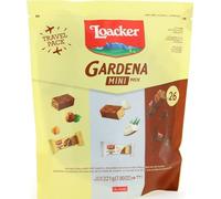 Loacker, Gardena Fingers Mix, Wafer Misti vari gusti, 26 Monoporzioni | Mix di biscotti al Cioccolato con Wafer, 3 tipi di Crema: nocciole italiane selezionate, Cocco o Cioccolato, Travel pack 221g