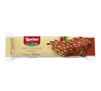 Loacker, Patisserie Snack Crème Noisette, Fragranti Cialde Wafer con Crema alla Nocciola e Ricoperte di Cioccolato, Merenda e Snack, Formato Convenienza, 1 Confezione Display da 24 Monoporzioni da 21g