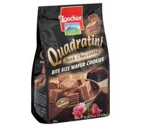 Loacker Quadratini, Bite Size Wafer Cookies, Dark Chocolate, 8.82-Ounce (Pack of 3)