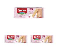 Loacker, Thins, Wafer Finissimi e Croccanti Farciti con una Deliziosa Crema al Lampone e Yogurt, Senza Aromi e Coloranti Aggiunti, Ideali a Colazione, Merenda e Snack, 1 Confezione da 450g