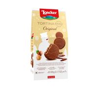 Loacker Tortina Mini Original, Biscotti con Cioccolato e Cialde Wafer, 90g | Delizie Ricoperte di Cioccolato al Latte e Crema alle Nocciole, Ideali come Snack e Colazione, 10 Biscotti Monoporzione