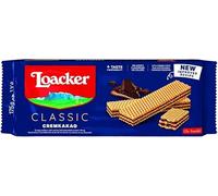 Loacker Wafer Cremkakao Biscotti Snack Cialde Miscela di Cacao e Cioccolato 175 g