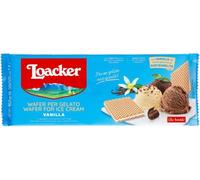 Loacker, Wafer per Gelato Vanilla, Wafer con Vaniglia Bourbon 100%, Topping per Gelato, Snack e Dessert, 1 Confezione da 900g