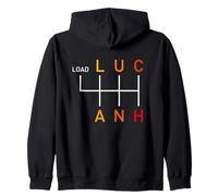 Load And Launch Schema 6 Marce - Design Muscle Car Felpa con Cappuccio