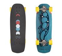 Loaded Boards Ballona Mini Cruiser Longboard Skateboard completo (Otang Fat Free 86a Wheels, Paris 150mm 50° Trucks)