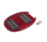 Loaded Prewired Pickguard Backplate Coil Pickup Set adatto per chitarre elettriche stile vintage, piastra per chitarra, alimentatore di rete, pedale del libro, alimentatore di rete Game Cleaner Loaded