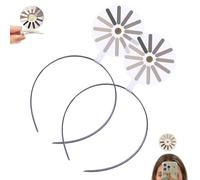 Loading Creative Headband/Hairpin, 2025 New Creative Black Load Symbol Hair Band, Funny Loading Symbol Hair Bands, for Daily Wear and Makeup (Type C)