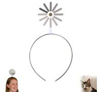 Loading Creative Headband/Hairpin, Fun & Creative 'loading' Hairpins for Women and Men, Rotation Funny Hair Clip Hair Accessory, for Parties, Everyday Style (A*1)