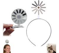 Loading Creative Headband/Hairpin, Fun & Creative 'loading' Hairpins for Women and Men, Rotation Funny Hair Clip Hair Accessory, for Parties, Everyday Style (A+B)