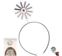"Loading" Creative Headband/Hairpin, Fun & Creative 'loading' Hairpins for Women, Eye-Catching Decoration Props, Rotatable, for Daily Wear, Humorous Personality Expression (#B)