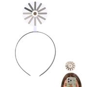 Loading Creative Headband/Hairpin, Fun & Loading Rotating Hairpin, Abstract Art Party Load Symbol Clip Decor Hairband, Eye-Catching Decoration Props, Casual & Everyday Wear (B, One Size)