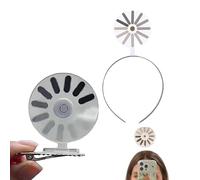 Loading Creative Headband/Hairpin, Fun & Loading Rotating Hairpin, Abstract Art Party Load Symbol Clip Decor Hairband, Eye-Catching Decoration Props, Casual & Everyday Wear (A+B, One Size)