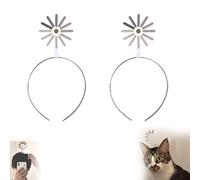 Loading Headband, Brain Lagging Processing Hair Band Funny Gift Idea, Comfort Loading Now Hair Clip, Brain loading creative hair accessories Of Technology For Most People And Pets (2PCS-1)