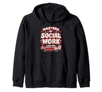 Loading Social Worker Community Master of Social Work Felpa con Cappuccio