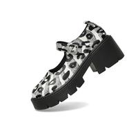 Loafer, Leopardo Leo, Mary Jane, scarpe basse da donna, con plateau e plateau