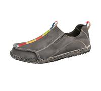 Loafer - Scarpe da ginnastica da uomo in tela, stile tradizionale cinese, estive, traspiranti, comode, in lino, per attività all'aperto, leggere, basse, per il tempo libero, 39 - 43,5 EU, grigio