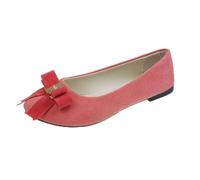 Loafer Shoes - Sandali piatti da passeggio, alla moda, per il tempo libero, per tutte le stagioni, in tinta unita, antiscivolo, con cuciture quadrate, punta tonda, traspiranti, con tacco morbido