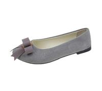 Loafer Shoes - Sandali piatti da passeggio, alla moda, per il tempo libero, per tutte le stagioni, in tinta unita, antiscivolo, con cuciture quadrate, punta tonda, traspiranti, con tacco morbido