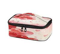 Loancwa Borsa termica per il pranzo con palloncino a forma di cuore