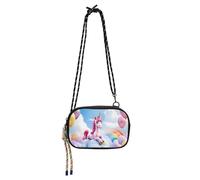 Loancwa Piccola borsa a tracolla donna bellezza con scomparti per carte di credito borsa nera Go shopping