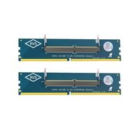 Lobamop 2PCS Laptop SO DDR5 RAM a Desktop DDR5 U-DIMM Adattatore Laptop a Desktop SO-DIMM a PC DIMM Scheda di Memoria Tester Scheda