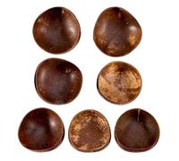 Lobamop 7 Pezzi 12-15 cm Ciotola in Noce di Cocco Fatta a Mano, per Dessert e Insalata