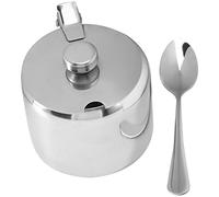 Lobamop Acciaio inossidabile con coperchio e zuccheriera, barattolo per spezie, e spezie