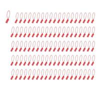 Lobamop Confezione da 100 sigilli di manomissione in plastica, fascette numerate, etichette, autobloccanti monouso per estintori, spedizione, 250 mm B