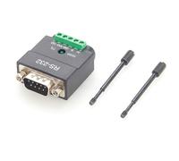 Lobamop Convertitore Seriale RS232 a TTL, Convertitore di Porta Serie 422, DB9 Maschio a Blocco Terminali a Vite 5 Pin Adattatore di Segnale Interfaccia RS232 a 3.3V/5V.